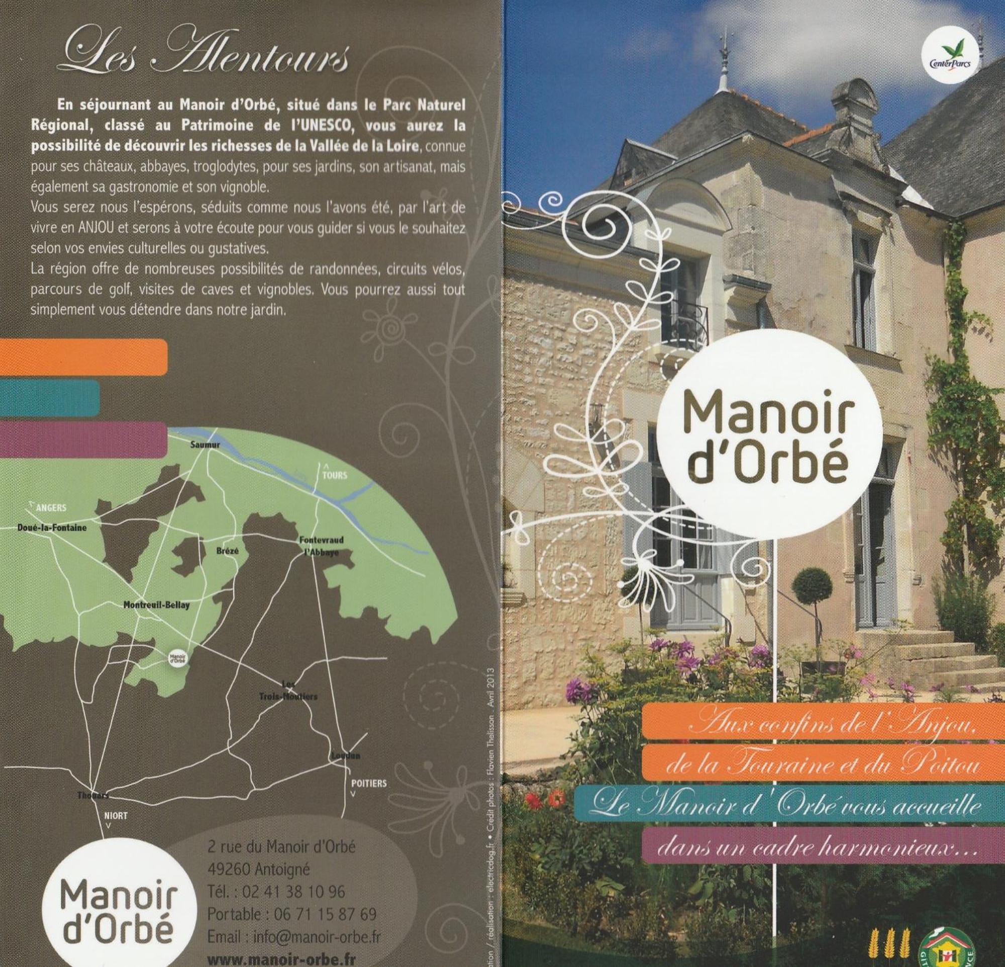 Manoir D'Orbe Ξενοδοχείο Montreuil-Bellay Εξωτερικό φωτογραφία